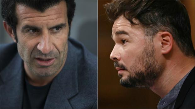 Figo y Rufián se enzarzan: «He pagado más a Hacienda durmiendo que tú despierto toda tu vida»