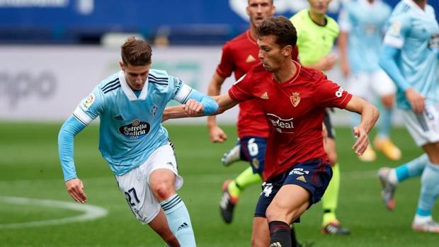 Victoria clara de Osasuna ante un Celta inofensivo