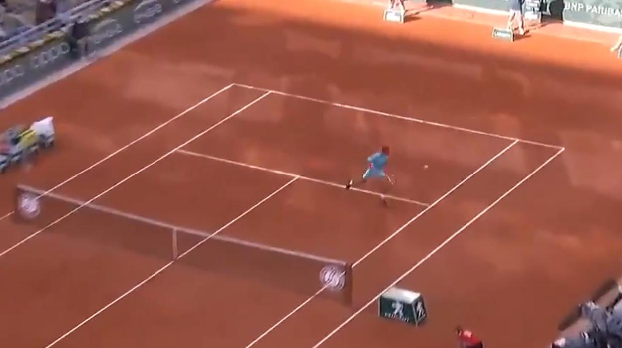 El tremendo passing de Schwartzman al estilo Nadal