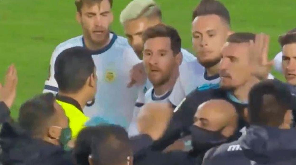 Bolivia sacó a Messi de sus casillas