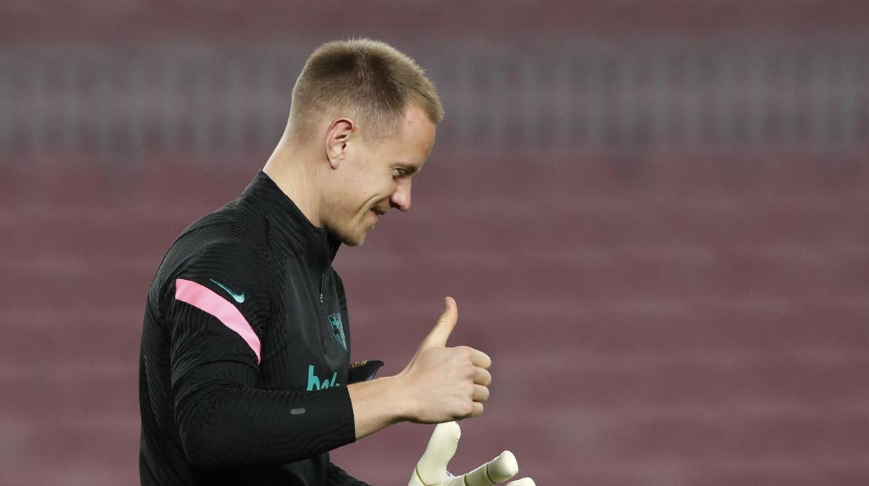 Ter Stegen tras el partido ante el Dinamo de Kiev