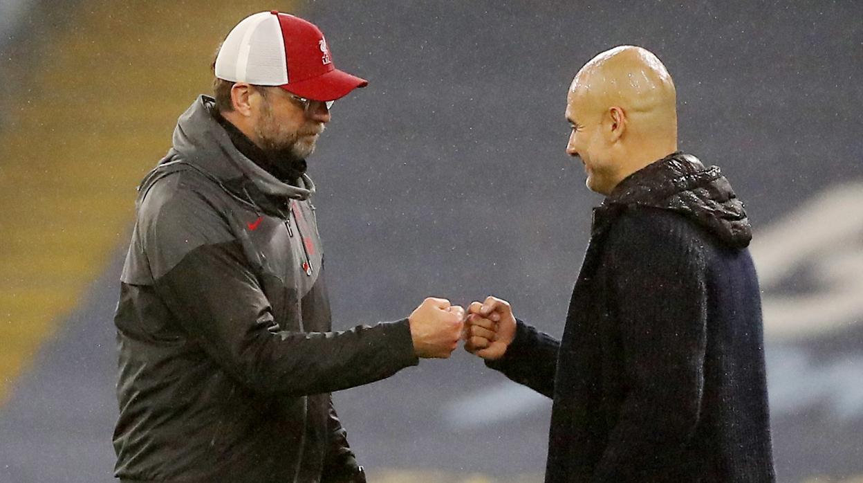 Klopp y Guardiola