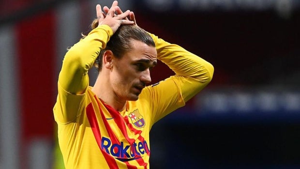 La reacción de Griezmann a su suplencia en Kiev