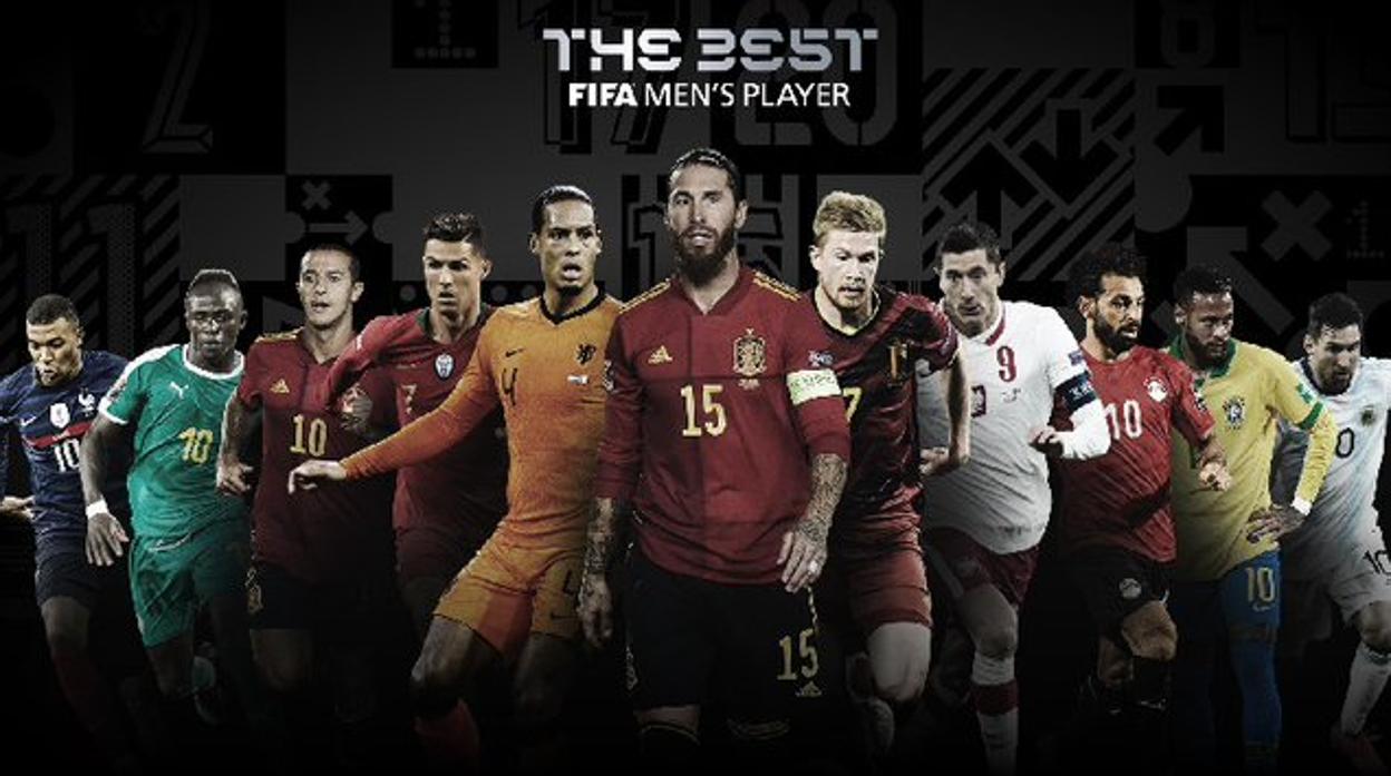 Sergio Ramos, Thiago Alcántara, Messi y Cristiano, entre los finalistas del Premio &#039;The Best&#039;