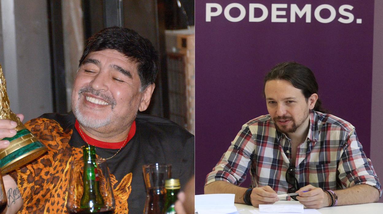 Iglesias se despide de Maradona con el padrenuestro que le dedicaron Los Chikos del Maíz