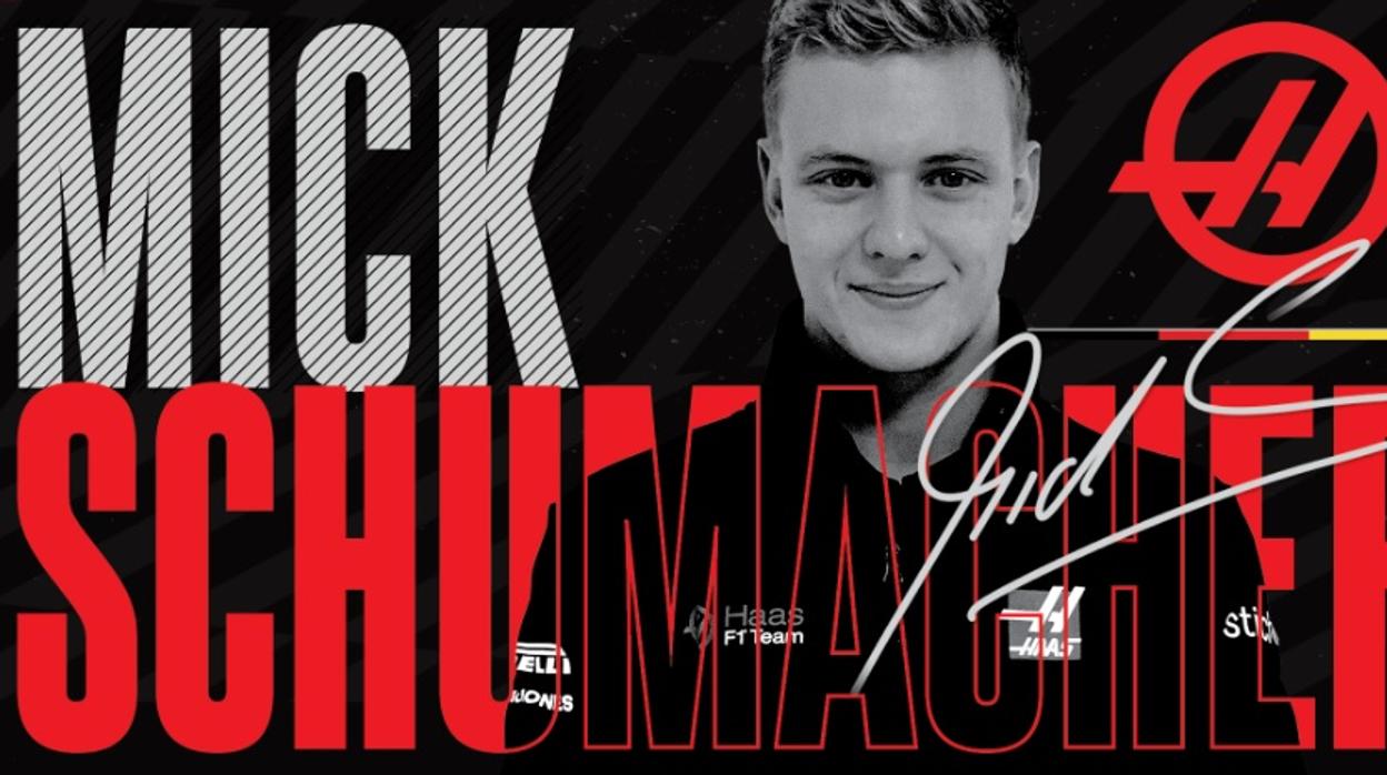 Imagen promocional de Mick Schumacher