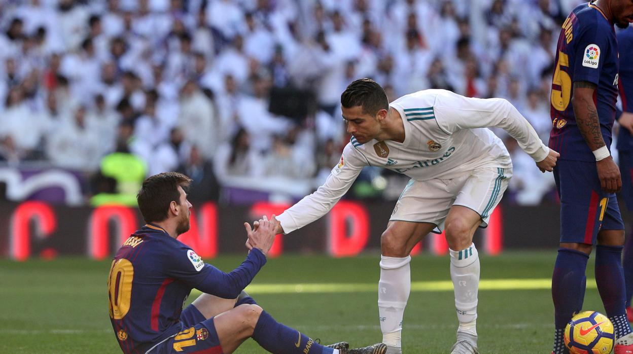 Messi y Cristiano Ronaldo cuando el portugués militaba en el Real Madrid