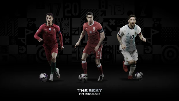 Cristiano, Messi y Lewandowski, finalistas al premio The Best