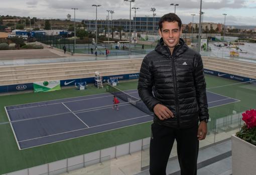 Jaume Munar, en la Academia Rafa Nadal