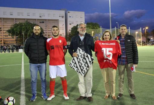 Homenaje del Racing Club Portuense a Carlos Matallanas.