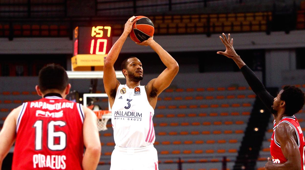 Randolph, durante el partido contra el Olympiacos