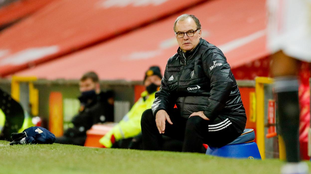 Marcelo Bielsa, durante un partido