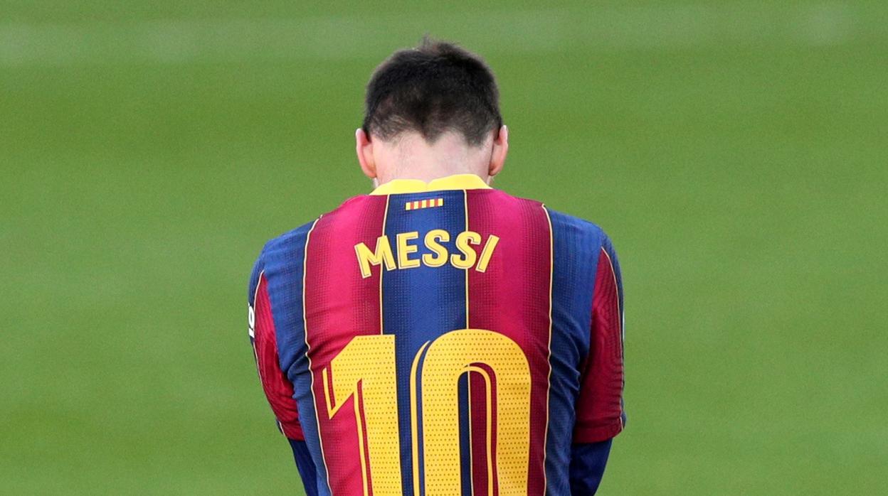 Leo Messi durante un partido del Barcelona