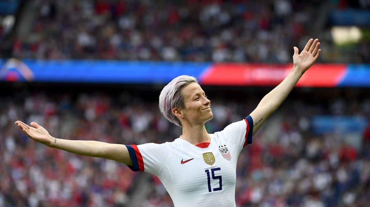 Megan Rapinoe, estrella de la selección de fútbol de Estados Unidos