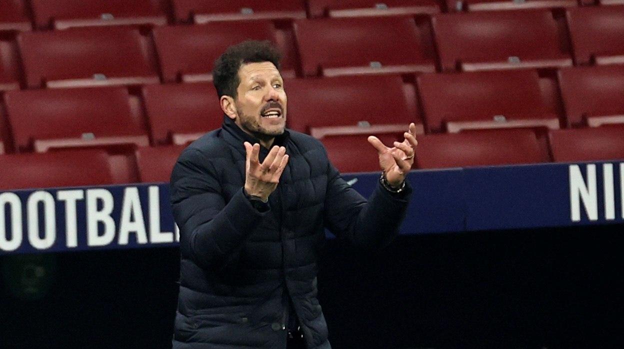 Diego Pablo Simeone, entrenador del Atlético de Madrid