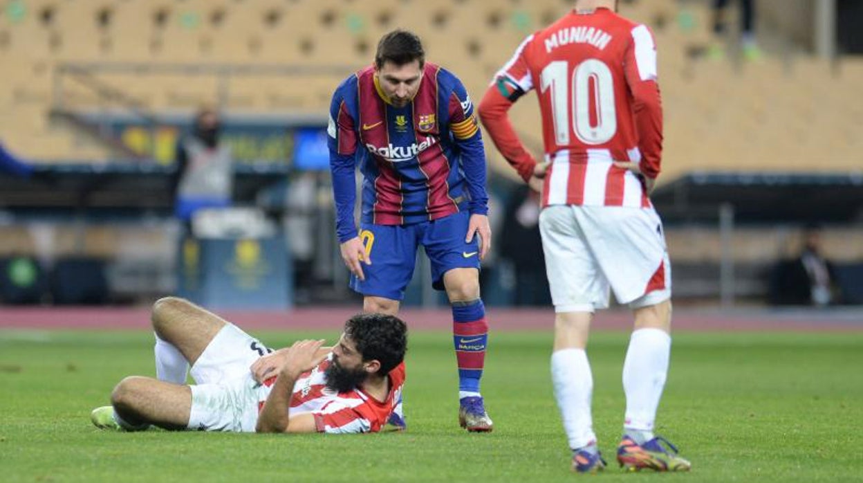 Messi, expulsado por agredir a Villalibre, se arriesga a cuatro partidos de sanción