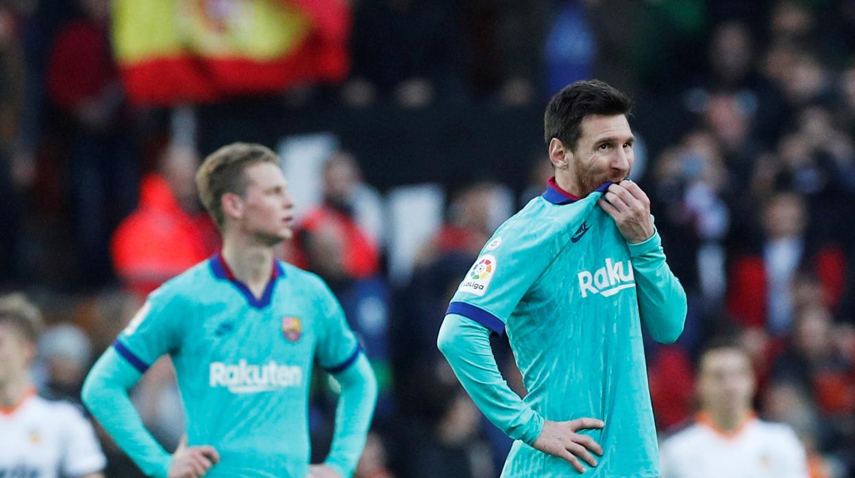 Leo Messi, durante un partido del Barcelona