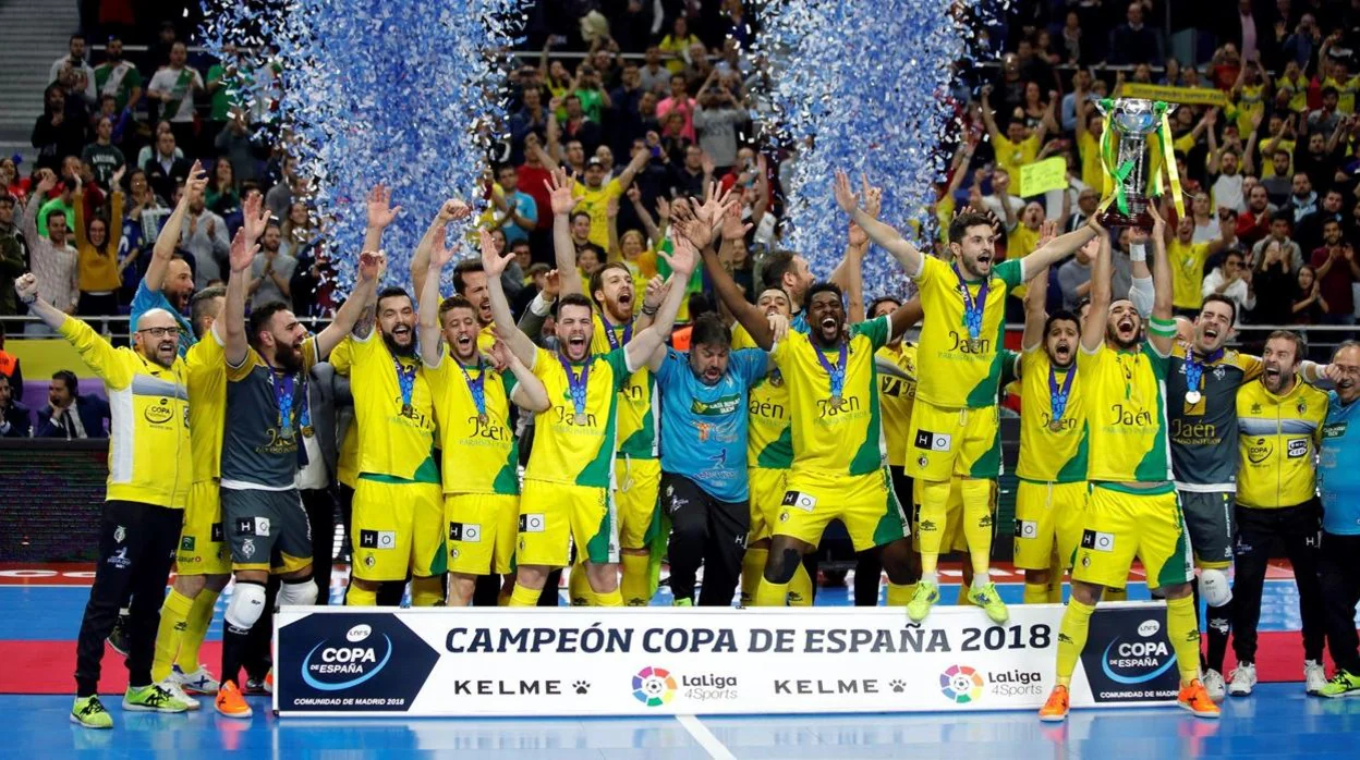 El Jaén, campeón de la última Copa de España disputada en el WiZink Center