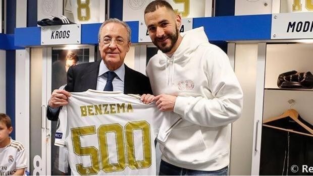 Florentino, amor absoluto por Benzema: «No sé por qué no va con Francia. Es el mejor nueve del mundo»