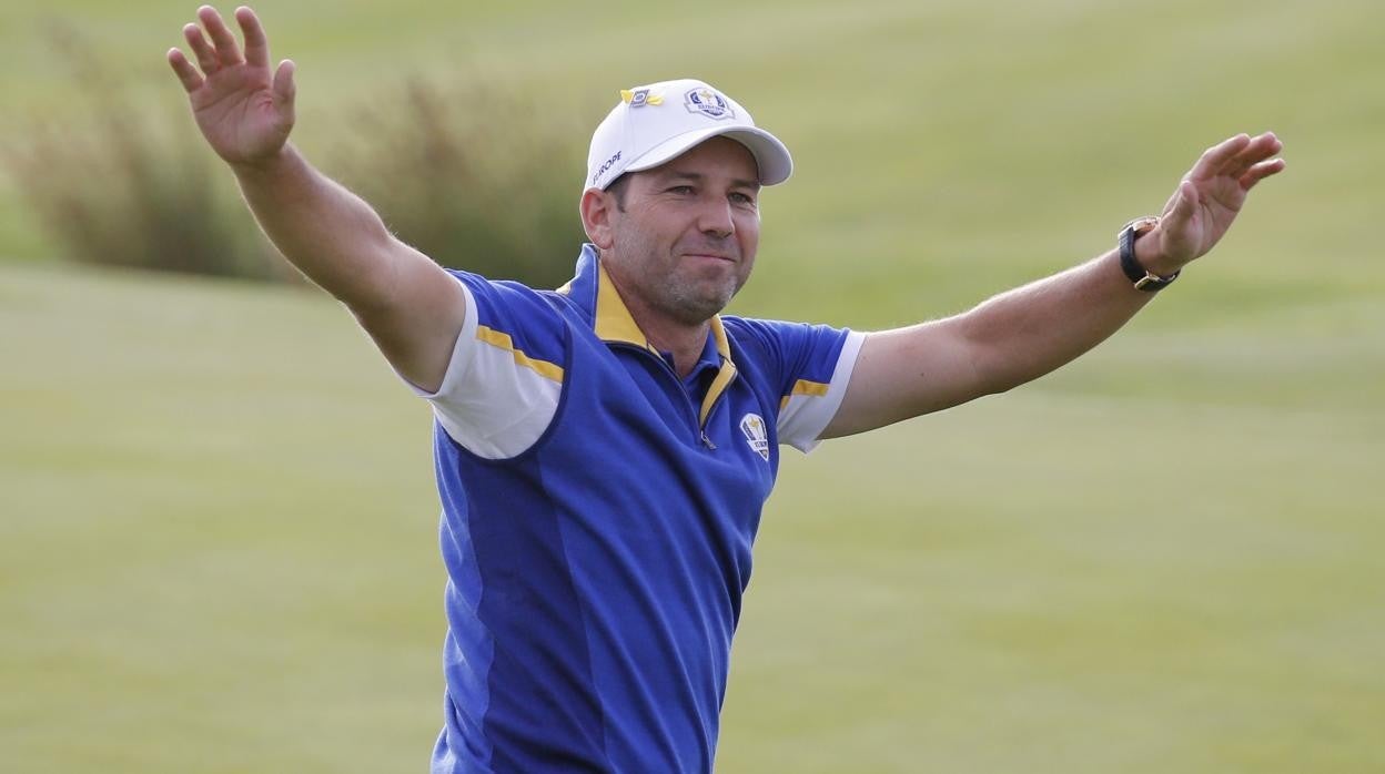 Sergio García, en la última Ryder Cup, celebrada en París