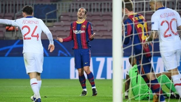 La aciaga noche de Griezmann: del rifirrafe con Piqué a una polémica escapada