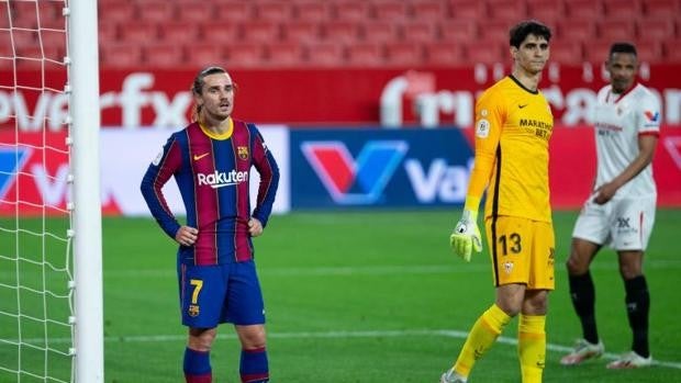 Koeman sienta a Griezmann en el Pizjuán