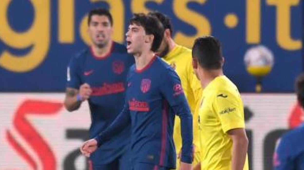 Joao Félix celebra su gol ante el Villarreal