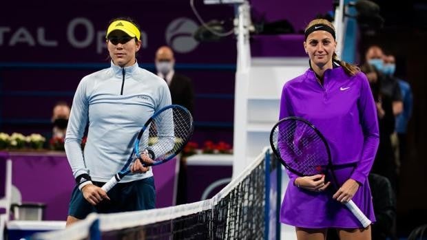 Kvitova se impone a Muguruza en la final de Doha