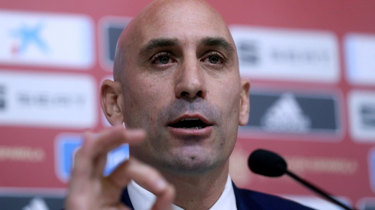 Luis Rubiales, presidente de la Federación Española de Fútbol