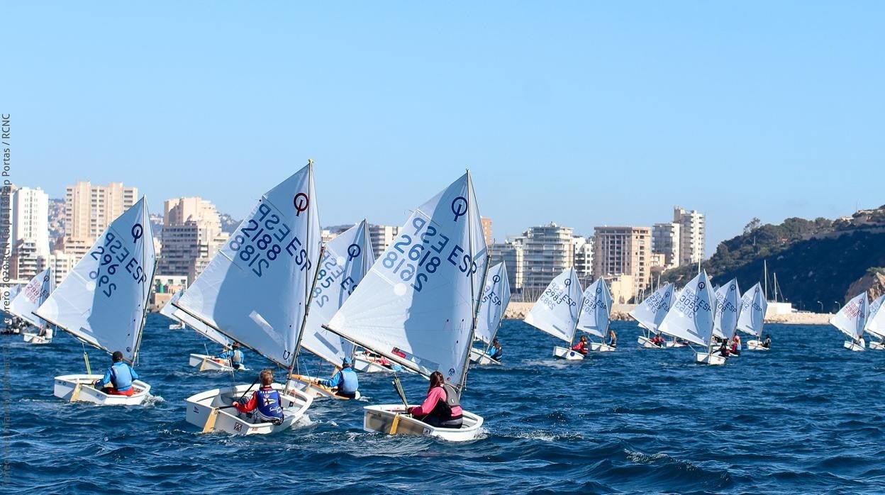 El Optimist valenciano tiene una cita en el Náutico de Calpe