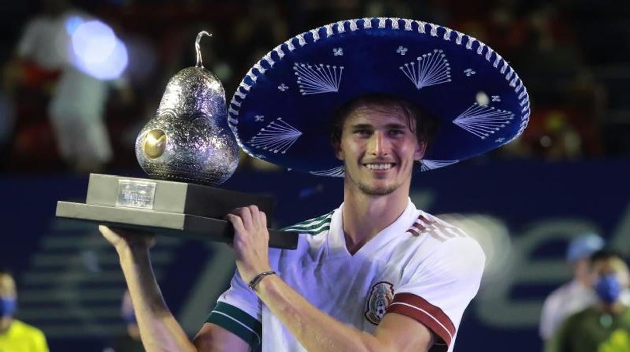 Zverev es el rey de Acapulco