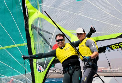 Tara Pacheco y Florian Trittel se alzan con el triunfo tras la última regata de flota en Lanzarote