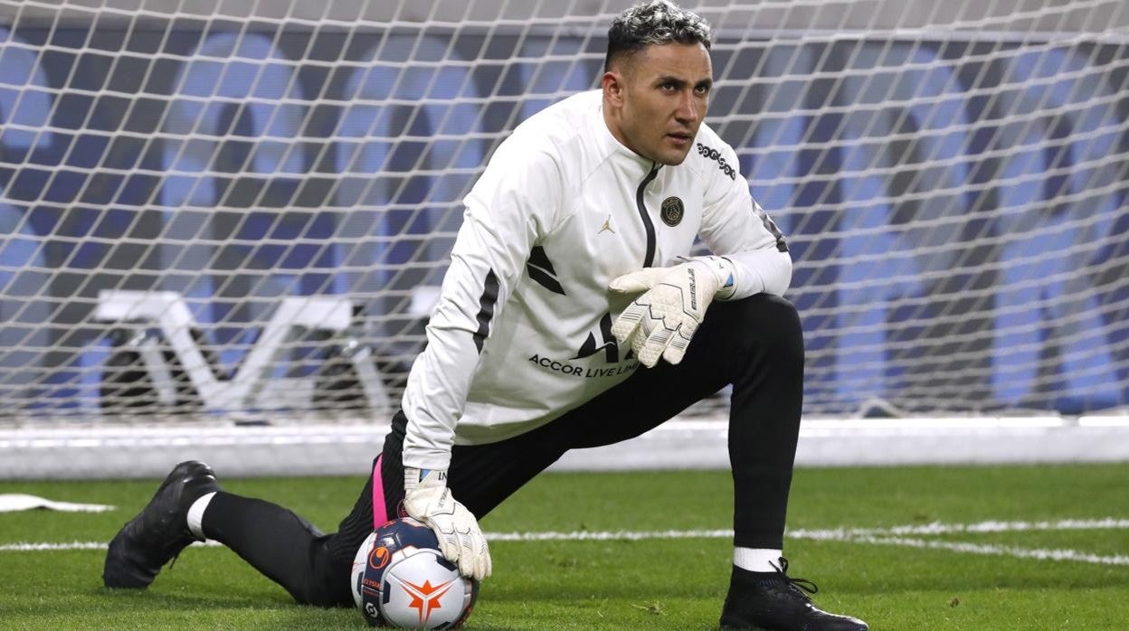 Navas, con los colores del PSG