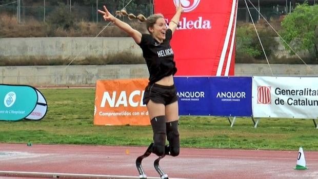 La española Sara Andrés bate el récord del mundo de 200 m T62