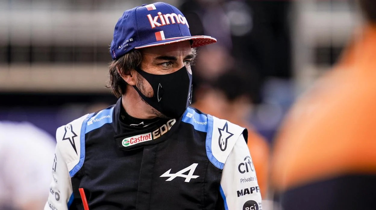 Alonso, en el gran premio de Bahrein