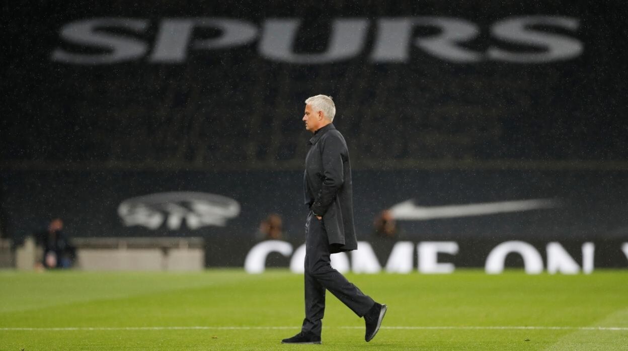 Mourinho, en el estadio del Tottenham