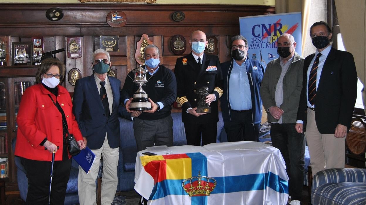 Adela Trillo, Andrés Quintá, Fernando Remírez de Esparza, Ignacio Cuartero Lorenzo, Manuel Villaverde, Argimiro Serén y Wenceslao González Garra