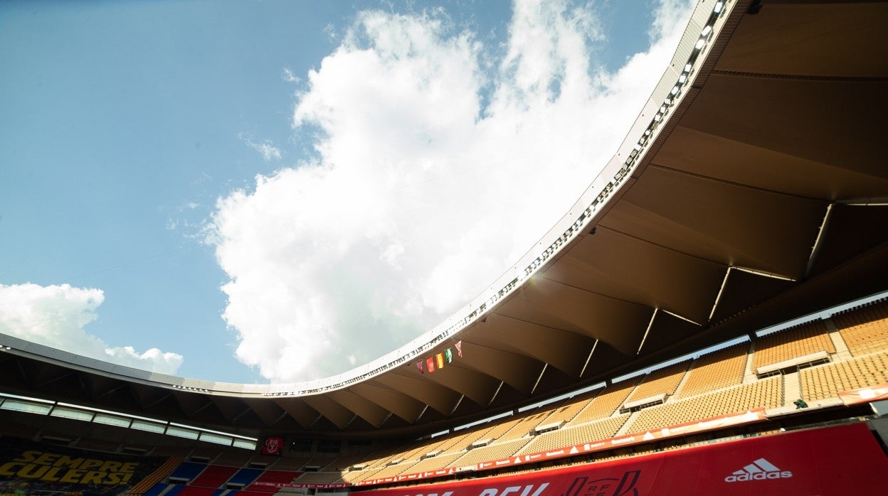 El estadio de la Cartuja de Sevilla, sede de los partidos de España en la primera fase de la Eurocopa