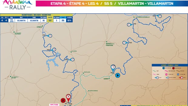 Así es la última etapa del Rally Andalucía 2021