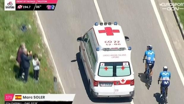 Después de Landa, Marc Soler abandona el Giro por una caída