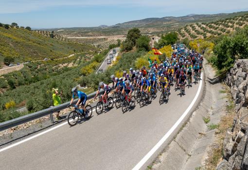 Imagen de la segunda etapa de la Vuelta a Andalucía.