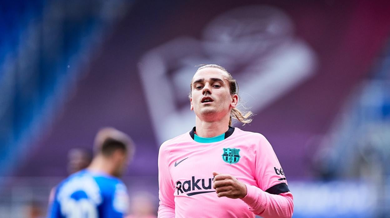 Antoine Griezmann anotó el gol del triunfo del Barcelona