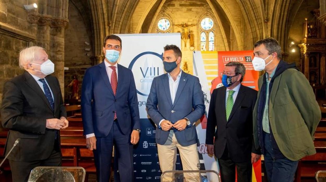 Javier Guillén, director de La Vuelta, recientemente, durante la presentación de las etapas de 2021