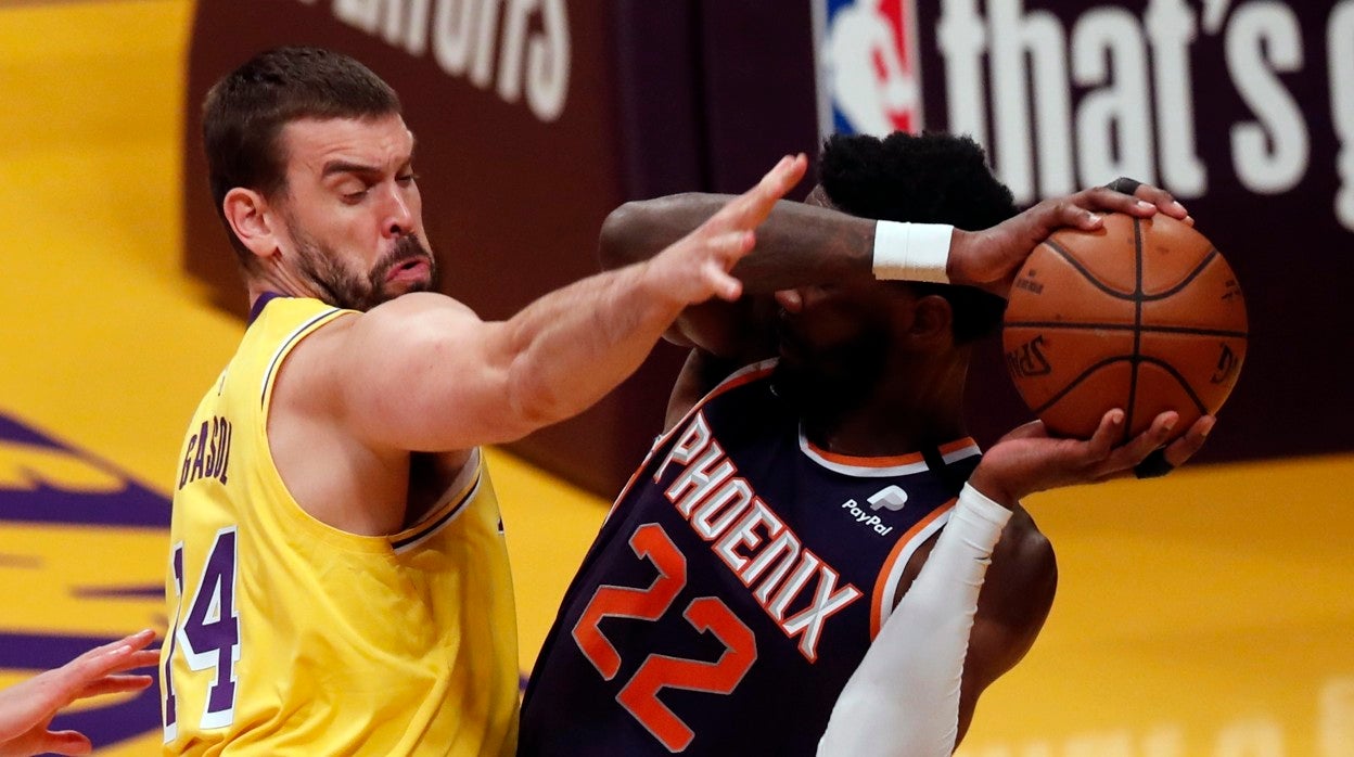 Marc Gasol recupera el protagonismo en la victoria de los Lakers