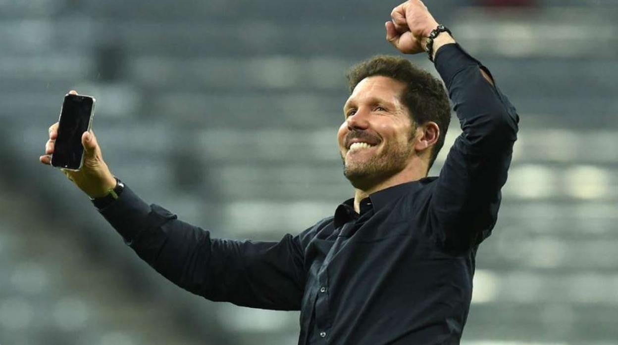 Diego Simeone, entrenador del Atlético