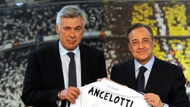 Ancelotti viene al Real Madrid ganando la mitad que en el Everton