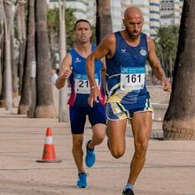 El portuense corriendo en Cádiz.