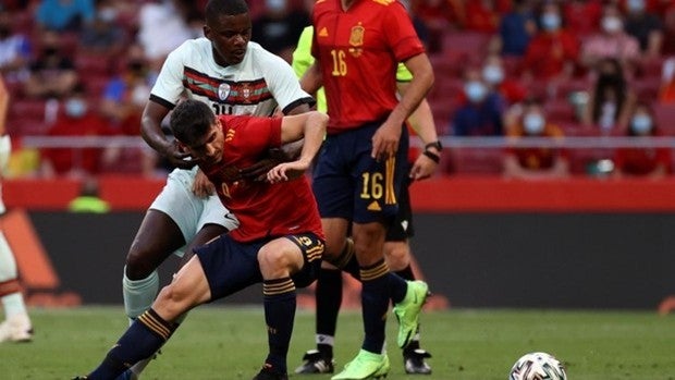 Partido de España contra Portugal en el Wanda Metropolitano