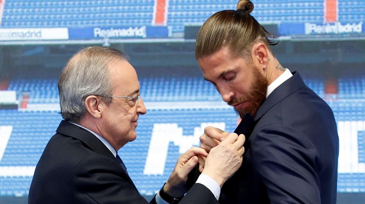 Florentino Pérez y Sergio Ramos