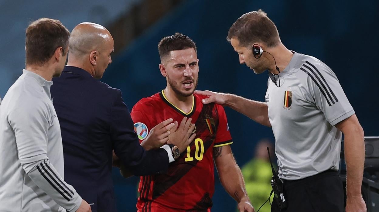 Hazard, sustituido en el encuentro ante Portugal